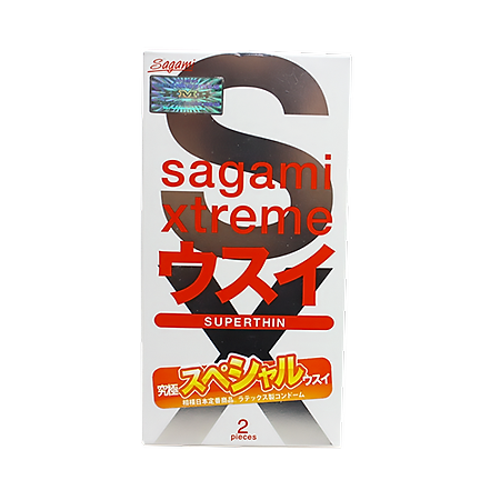 Bao Cao Su Sagami Super Thin - Hộp 2 Bao