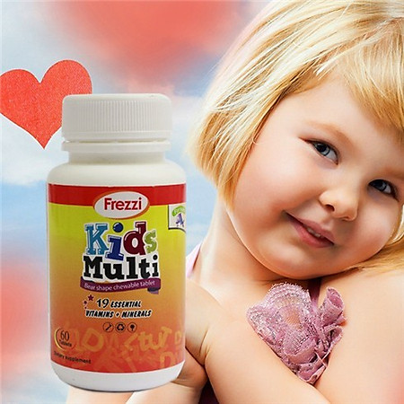 Hộp 60 Viên Uống Vitamin Tổng Hợp Frezzi Kids Multi