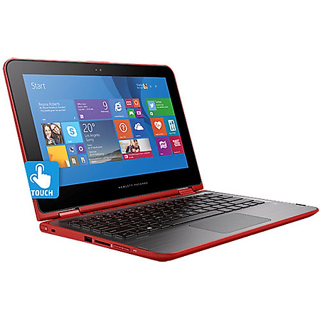 Laptop HP Pavilion X360 11-K116TU P3U75PA Đỏ