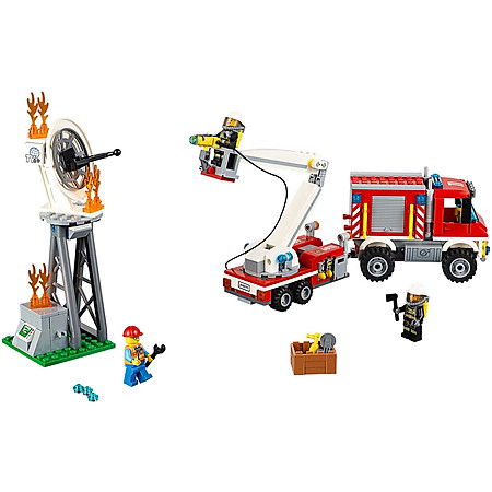 Mô Hình LEGO City Fire – Xe Bán Tải Cứu Hỏa 60111 (368 Mảnh Ghép)