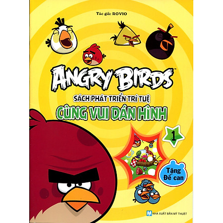 Angry Birds - Sách Phát Triển Trí Tuệ Cùng Vui Dán Hình 1