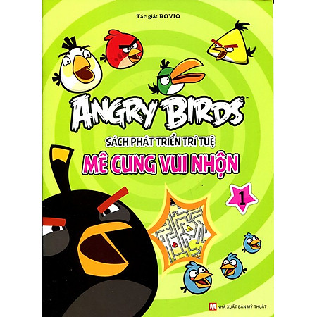 Angry Birds - Sách Phát Triển Trí Tuệ Mê Cung Vui Nhộn 1