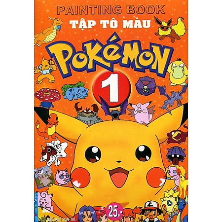 Combo Tô Màu Pokemon (Kèm CD Learn English With Songs Volume 2)