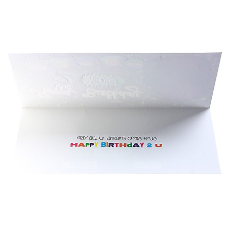 Thiệp Lovely Lace AEIOU Printing 0583 - Happy Birthday Mẫu 6