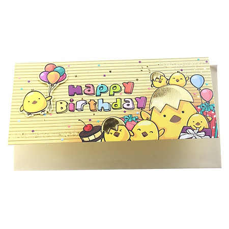 Thiệp Lovely Lace AEIOU Printing 0583 - Happy Birthday Mẫu 11
