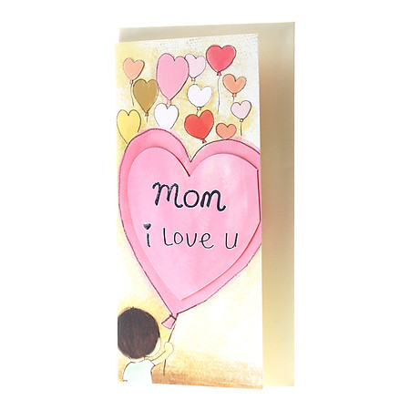 Thiệp Lovely Lace AEIOU Printing 0583 - Mom I Love You