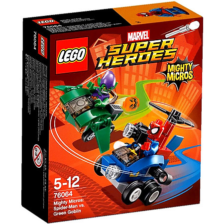 Mô Hình LEGO Super Heroes - Người Nhện Đại Chiến Green Gobl 76064 (85 Mảnh Ghép)