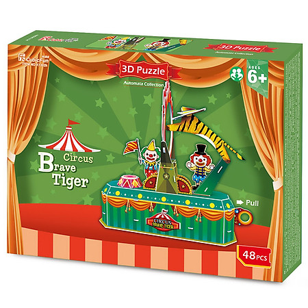 Mô Hình 3D CubicFun – Circus Brave Tiger K1302h