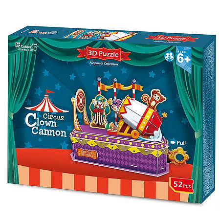 Mô Hình 3D CubicFun – Circus Clown Cannon K1303h