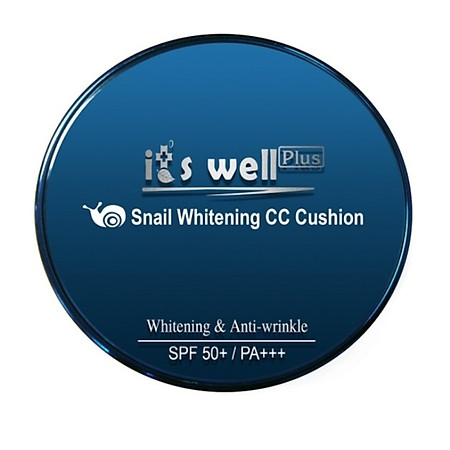 Kem Phấn Trang Điểm Snail Whitening CC Cushion It's Well Plus CCC1-RP (30g)