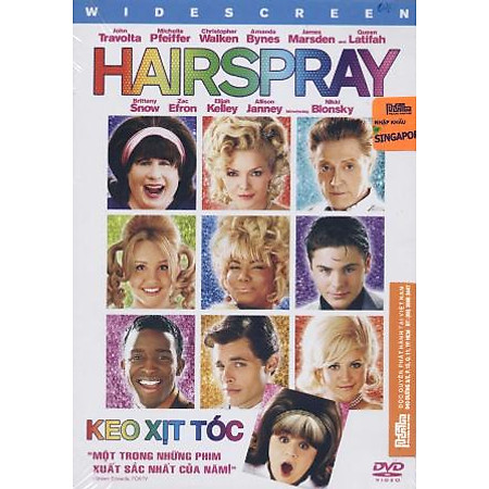 Keo Xịt Tóc - Hairspray (DVD9)