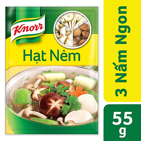 Hạt Nêm Knorr 3 Nấm Ngon (55g) - 21125682