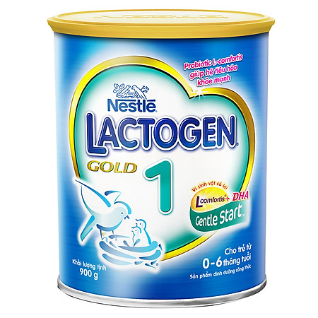 Sữa Nestle Lactogen Gold 1 Dành Cho Trẻ 0 – 6 Tháng Tuổi (900g)