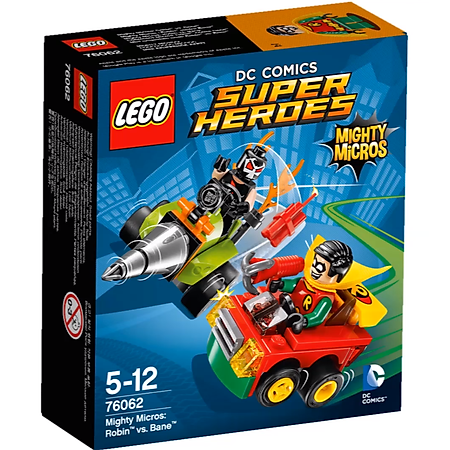Mô Hình LEGO Super Heroes - Robin Đại Chiến Bane 76062 (77 Mảnh Ghép)
