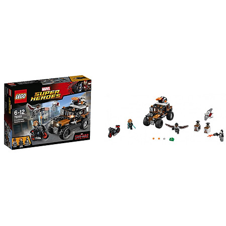 Mô Hình LEGO Super Heroes - Truy Tìm Black Panther 76050 (179 Mảnh Ghép)