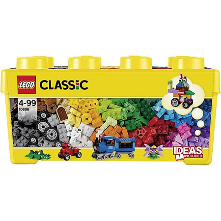 Mô Hình LEGO Thùng Gạch Trung Classic 10696 Sáng Tạo (484 Mảnh Ghép)