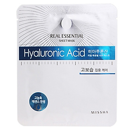 Mặt Nạ Giấy Missha Hyaluronic Acid Real Essential Sheet Mask - M1056
