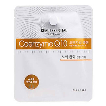 Mặt Nạ Giấy Missha Coenzyme Q10 Real Essential Sheet Mask - M1053