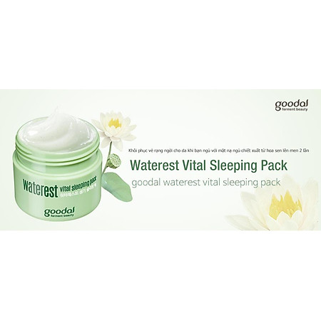 Mặt Nạ Ngủ Goodal Waterest Vital Sleeping Pack (100ml)