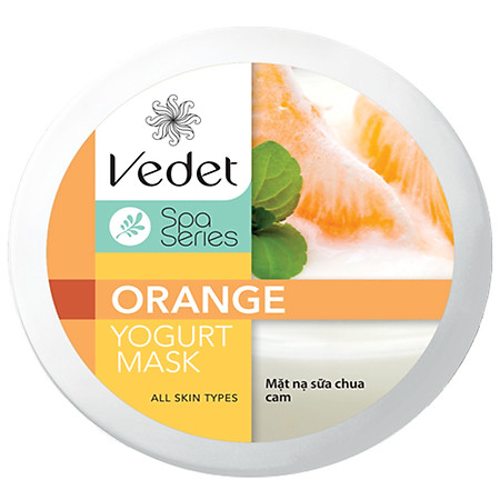 Mặt Nạ Sữa Chua - Cam Dạng Hủ Vedette Orange (145ml)