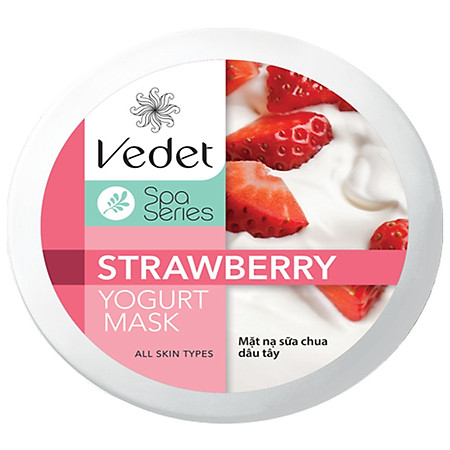 Mặt Nạ Sữa Chua - Dâu Dạng Hủ Vedette Strawberry (145ml)