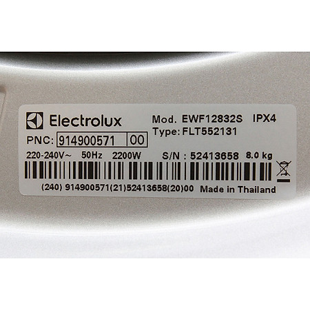 Máy Giặt Cửa Ngang Electrolux EWF12832S-DL0700371-8kg