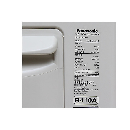 Máy Lạnh Inverter Panasonic S12RKH-8 (1.5 HP)