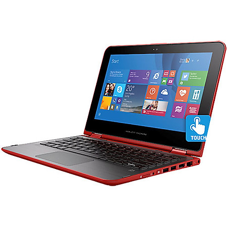 Laptop HP Pavilion x360 11-k037TU M7Q57PA Đỏ