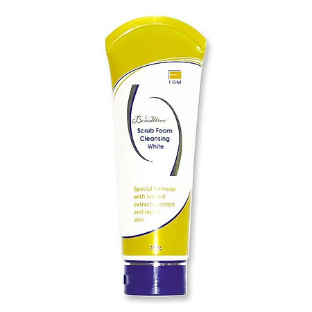 Sữa Rửa Mặt Hạt Mơ - Beaumore Scrub Foam Cleansing White TP036 (200g)