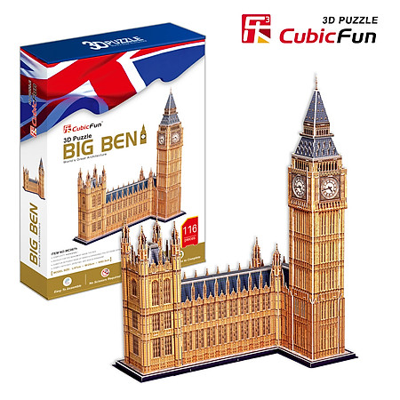 Mô Hình Giấy Cubic Fun: Tháp Đồng Hồ Big Ben [MC087h]