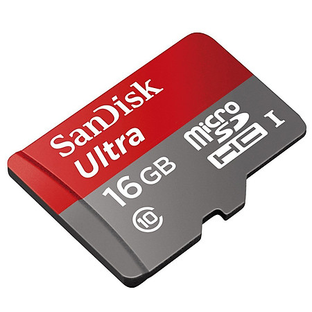 Thẻ Nhớ Micro SD Ultra Sandisk 16GB Class 10 - 48MB/s