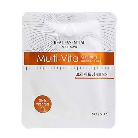 Mặt Nạ Giấy Missha Multi Vita Real Essential Sheet Mask - M1054