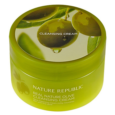Kem Tẩy Trang Nature Republic Real Nature Olive Cleansing Cream(R) (200ml)