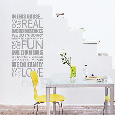 Decal Dán Tường NineWall In The House… TW016