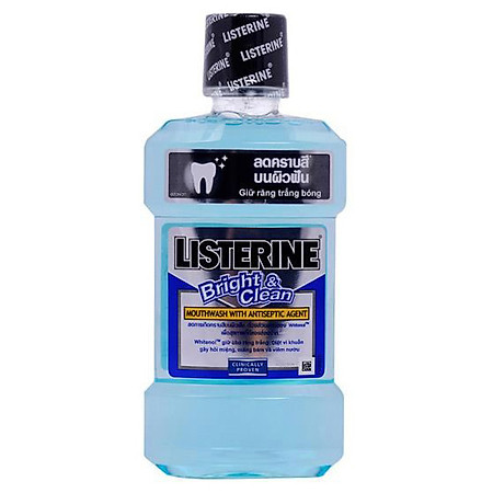 Nước Súc Miệng Làm Trắng Răng Listerine Bright & Clean (750ml)