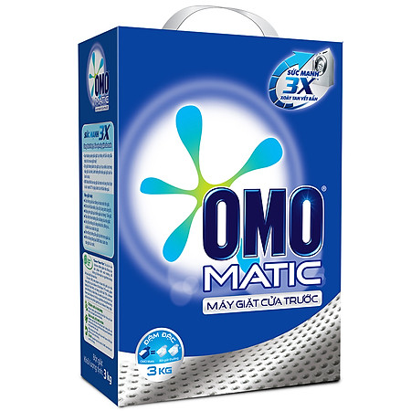Hộp Bột Giặt OMO Matic Cửa Trước (3kg) - 21159687
