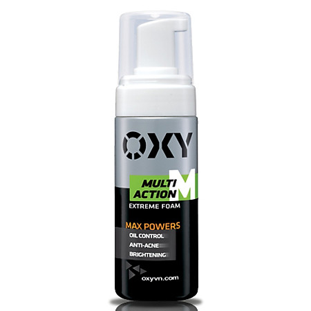 Bọt Rửa Mặt Đa Tác Động Rohto Oxy Multi Action (130ml)