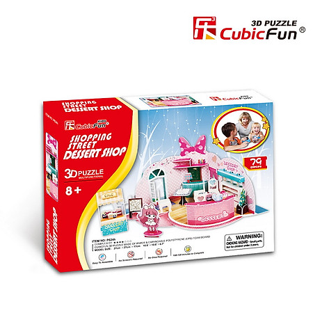 Mô Hình Giấy Cubic Fun: Dessert Shop [P624h]