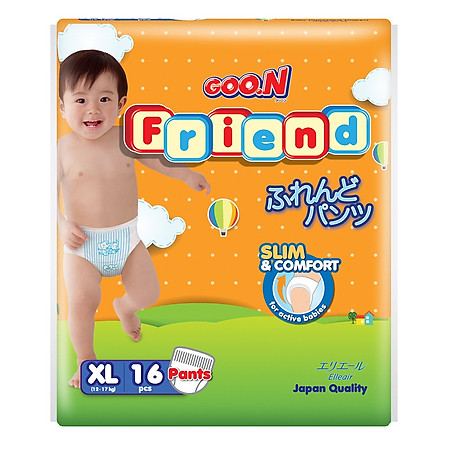Tã Quần GOO.N Friend XL16 (12-17 Kg)