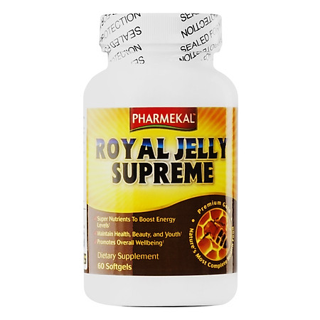 Thực Phẩm Chức Năng Sữa Ong Chúa Royal Jelly Pharmekal 1000g (60v)