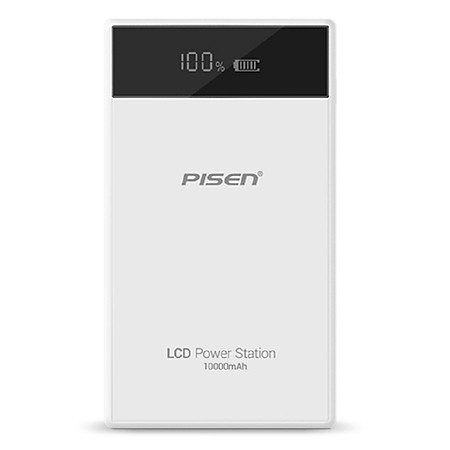 Pin Sạc Dự Phòng Pisen Power Station LCD 10000mAh - New