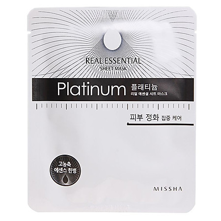 Mặt Nạ Giấy Missha Platinum Real Essential Sheet Mask - M1051