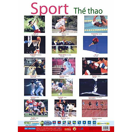 Poster 2 Mặt - Thời Tiết + Thể Thao