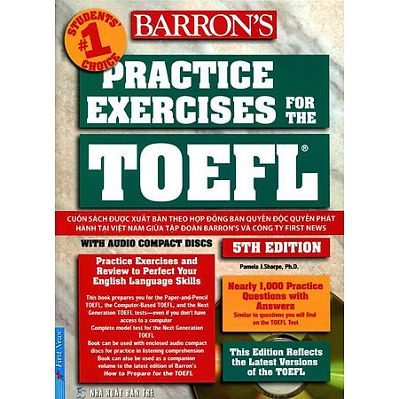 Practice Exercises For The TOEFL iBT (5th Edition) - Không Kèm CD