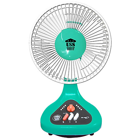 Quạt Sạc USS B2 QS-01 - Xanh ngọc