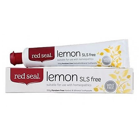 Kem Đánh Răng Vị Chanh Red Seal Lemon SLS Free Toothpaste (100g) - 207283
