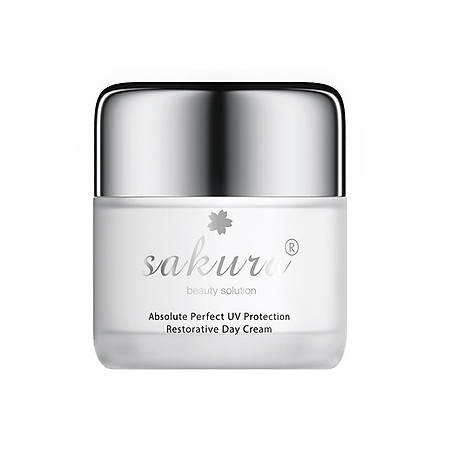 Kem Dưỡng Trắng Phục Hồi Sakura Absolute Perfect UV Protection Restorative Day Cream (30g)