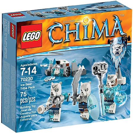 Mô Hình LEGO Legend Of Chima - Bộ Tộc Gấu Trắng 70230