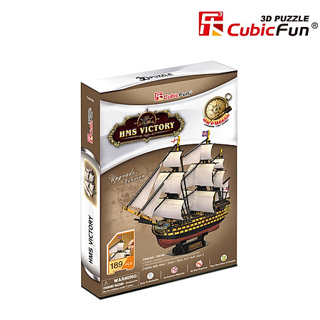 Mô Hình Giấy Cubic Fun: Tàu HMS Victory [T4019h]