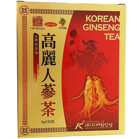 Combo 2 Thực Phẩm Chức Năng Trà Sâm Korean Ginseng Tea  + 3 Kẹo Sâm Chong Kun Dang
